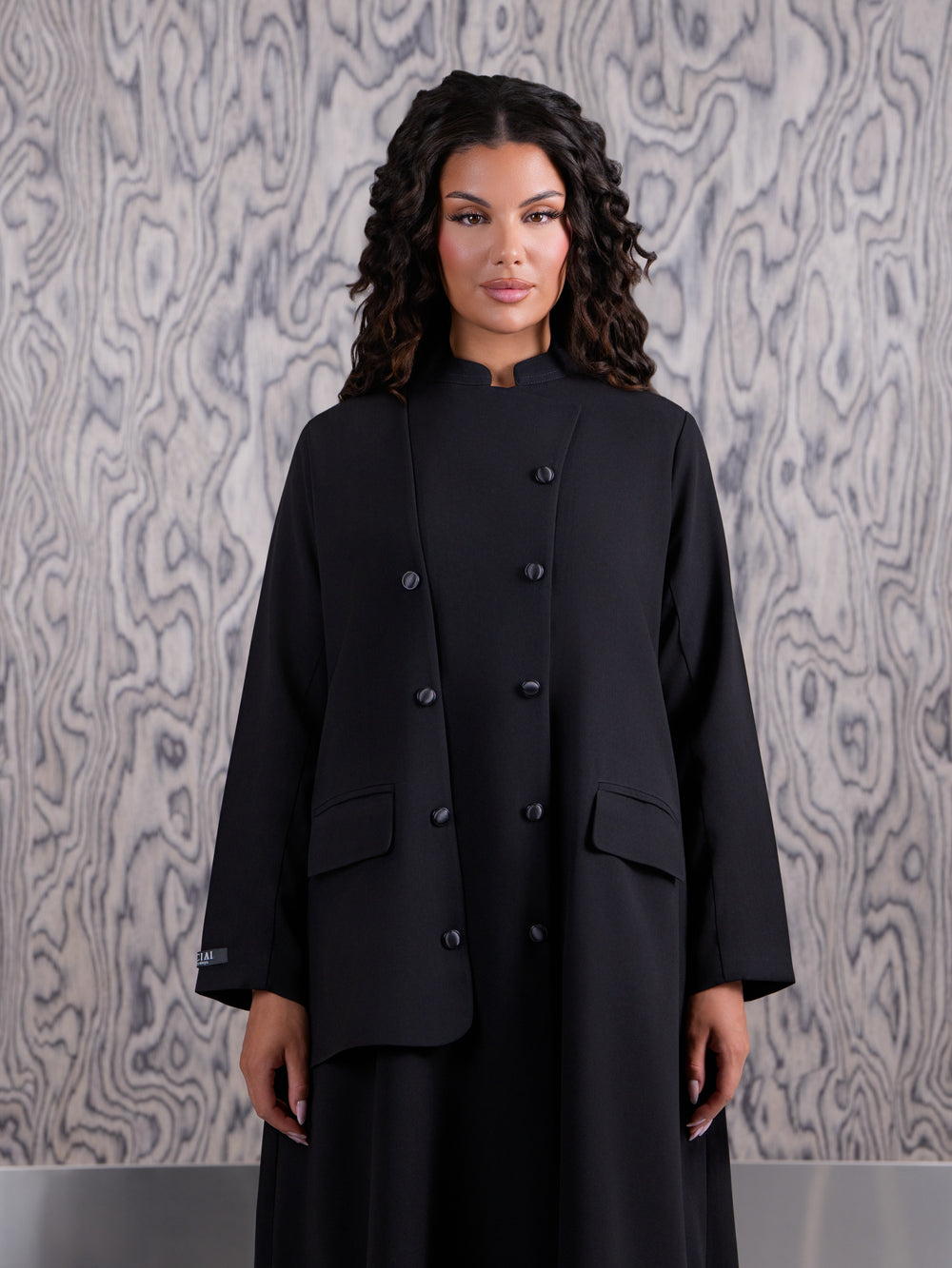 Noir Executive Coat Abaya